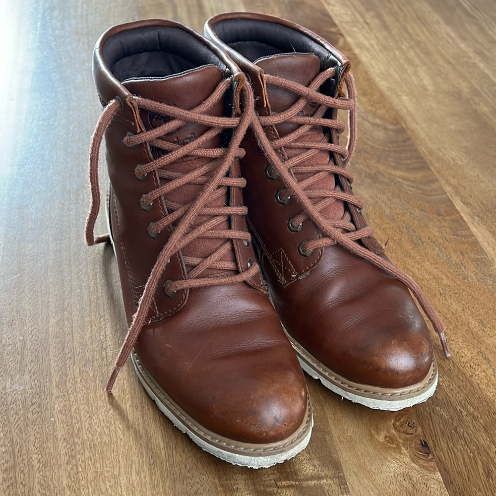 Women’s Timberland Brown Leather Waterproof Boots
